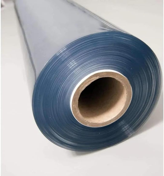 Metro Screenworks Fire Retardant Clear Vinyl Roll (Partial) - Clear Marine Vinyl 30 Gauge Sheet - 72-in x 33 Yards - Double Polished Heavy Duty Plastic Sheeting - Windows, Boats, Greenhouse, & More
