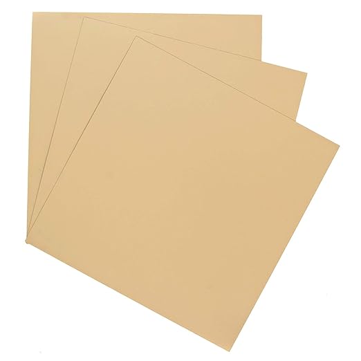 EAGLE 1: 12" x 12" 26 Gauge Sheet Metal Squares (3 Pack Per Order, Multiple Colors) Great for Arts, Crafts, DIY Home or Work Projects (6" X 6", Sahara Tan)