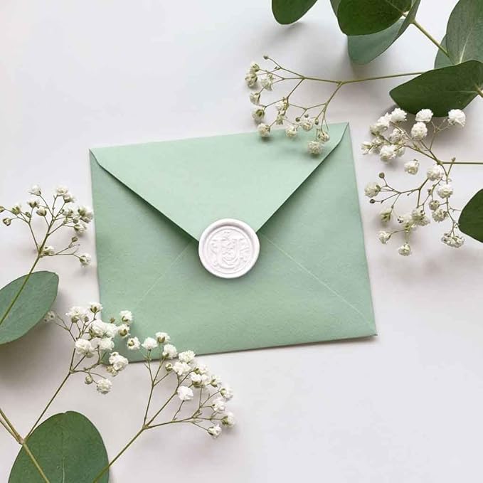Mini Glue Gun Sealing Wax Sticks for Envelope Wedding Invitation Sealing Decoration Pack of 16 in White