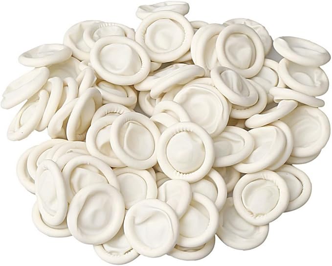 Finger Cot, Medium Finger Protectors Latex Anti-Static Finger Covers, Finger Tip Protect Keeping Dressing Dry and Clean Disposable Finger Gloves White(approxi 270pcs)