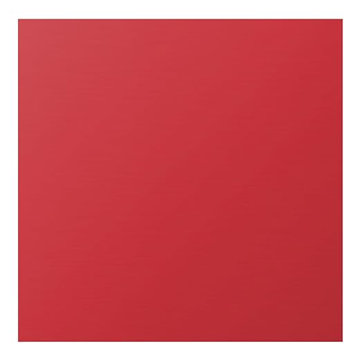 Anodized Aluminum Sheet Metal 12 x 1/32 Inch Red Plates Engraving Blanks for Laser Engraving, 0.8MM Thin Decorative Sheets Crafting, House Decoration