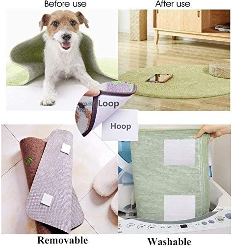 BRAVESHINE Industrial-Strength Self Adhesive Hook and Loop Roll - 1.2 Inch 16.5FT Double Sided Hook and Loop Strips Fasteners Tape for Sewing, Pedal Board, Mounting or Hanging Items - White