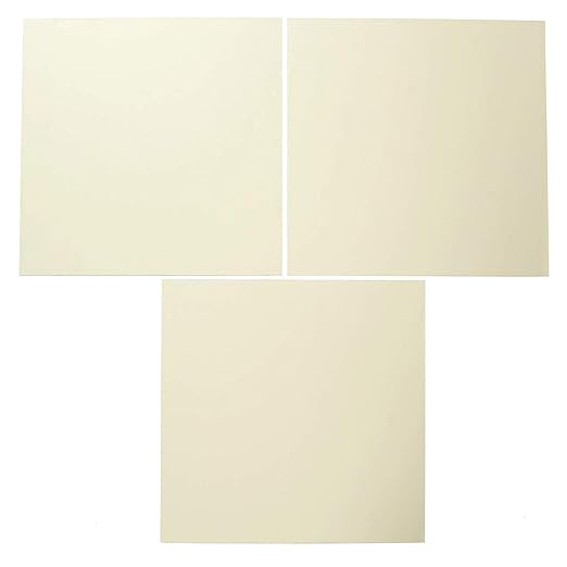 EAGLE 1: 12" x 12" 26 Gauge Sheet Metal Squares (3 Pack Per Order, Multiple Colors) Great for Arts, Crafts, DIY Home or Work Projects (18" X 18", Light Stone)