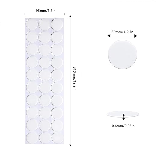 Adhesive Stick dots Two-Sided Sided Mounting Putty Stick Tack for Wall Hanging Crafts Balloons Festival Party Decorations,Clean Removable(1.2"*1.2"-240)