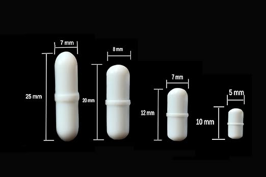 PTFE Magnetic Stirrer Mixer Stir Bar Spinbar Stirring (35mm, 30mm, 28mm, 25mm, 20mm, 12mm, 10mm)