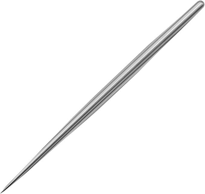 1 PCS Clay Needle Tools Sculpting Ceramics Pottery Carving Tools for Model Clay Supplies,Stainless Steel Ceramic & Pottery Needle Tools 5.9 Inch Texture Needle Pottery Scoring Tool,Silver, LXLVOUEG