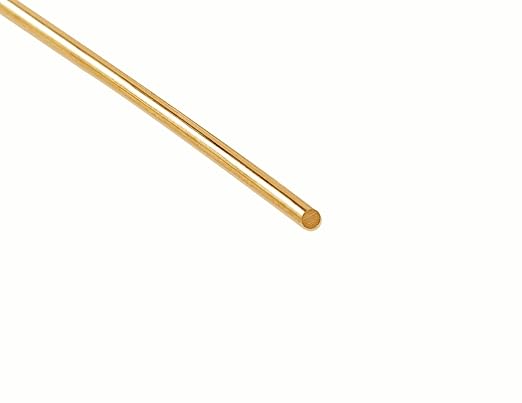 10 Gauge, Jeweler's Brass Wire, Red Brass, Round, Dead Soft, CDA #230 Alloy Jewelry Grade Made in USA - 1 Ounce (2FT) by CRAFT WIRE