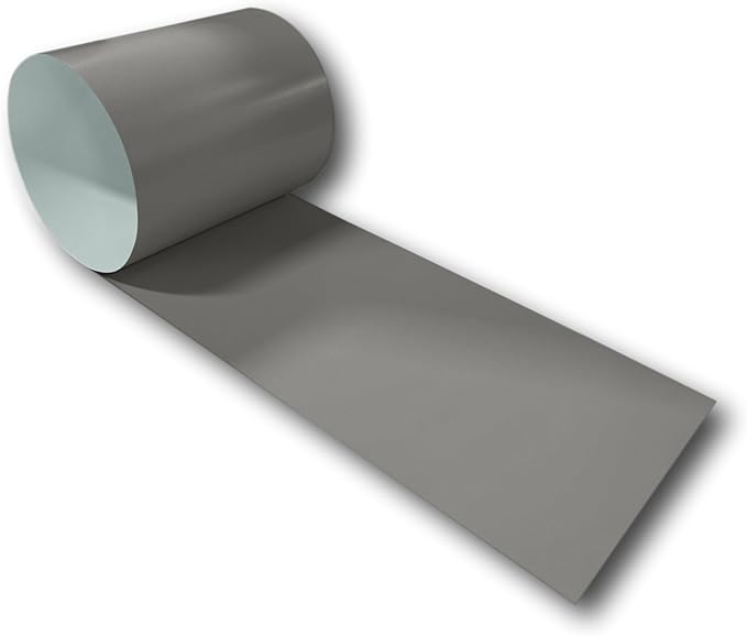 Eagle 1: 24 Gauge KYNAR 500 Sheet Metal Flashing Rolls-10 FT Long-Heavy Duty Pre-Finished Rolls-Commercial Grade-Roofing Flashing, Fascia Cover, Coping Cap-Multiple Sizes (36" x 10 FT, Slate Gray)