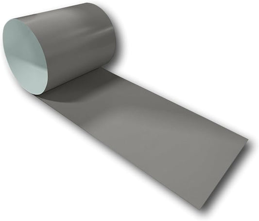 Eagle 1: 24 Gauge KYNAR 500 Sheet Metal Flashing Rolls-10 FT Long-Heavy Duty Pre-Finished Rolls-Commercial Grade-Roofing Flashing, Fascia Cover, Coping Cap-Multiple Sizes (36" x 10 FT, Slate Gray)