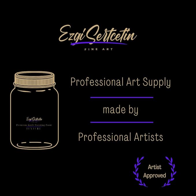 Premium Palette Knife Painting Paste|Texture Paste|Authentic Bright Colors|Ready to Use|Easy to Apply| 6oz (Azurra Vista)
