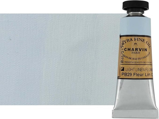 Charvin Extra Fine Oil Paint, Linen Flower Light 20 ml - Triple-Milled, Rich Texture, Poppy Oil-Based, Light-Fast, Handmade, Archival Quality