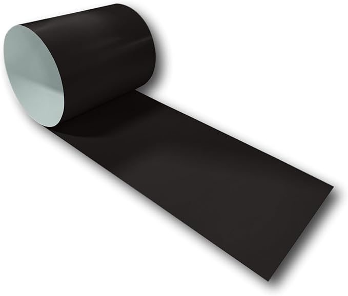Eagle 1:24 Gauge KYNAR 500 Sheet Metal Flashing Rolls-10 FT Long-Heavy Duty Pre-Finished Rolls-Commercial Grade-Roofing Flashing, Fascia Cover, Coping Cap-Multiple Sizes (24" x 10 FT, Extra DK Bronze)