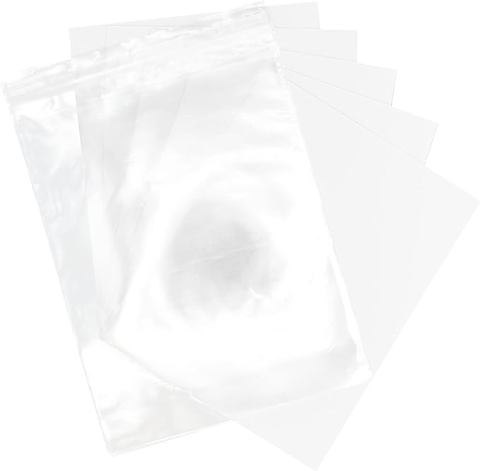 Poster Palooza 5.5x8.5 Mat for 8.5x11 Frame Acid-Free Kit with Backing Board Clear Bags Black 5.5x8.5 Photo Matte Made to Fit a 8.5x11 Picture Frame Matboard for Framing, Pack of 25 Mats