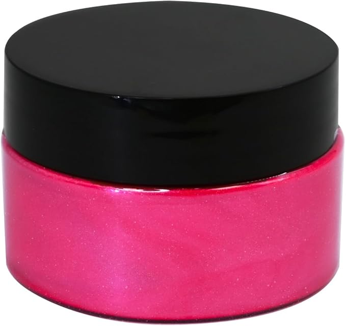 Shimmer Metallic Acrylic Paint Rose Red Metallic Chalk Paste 1.7oz/50ml, Ideal for Wood/T-Shirts/Glass/Stone, DIY Crafts Projects Glitter Pearlescent Golden Pigment Suitable for Beginners Artists