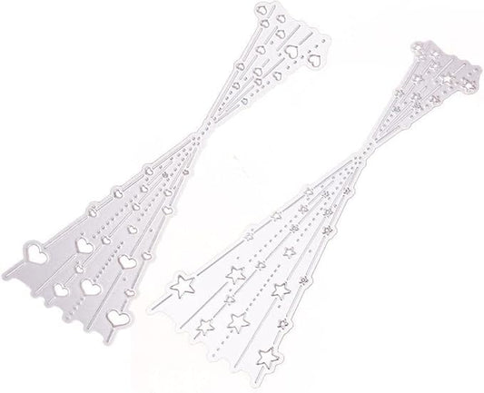 Heart Bubble Spotty Line Cutting Dies for Card Making DIY Scrapbooking Photo Album Decorative Embossing Paper TemplatedCraft Template for Paper Card Making Album Arts Supplies