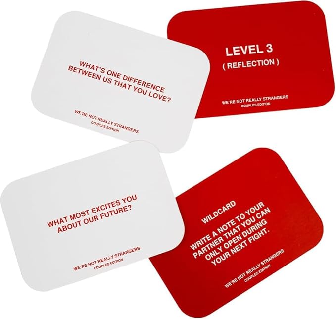 WE'RE NOT REALLY STRANGERS Couples Edition Card Game - 150 Conversation Cards for Couples - 2 Player Game for Memorable Date and Game Nights, Meaningful Games for Adults and Teens, Ages 15+, 2 Players