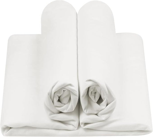 HOTGODEN Light Weight 100% Cotton Muslin Fabric: 59 inch x 2,5,10 Yards Bleached Muslin Linen Fabric Material for Sewing Material Apparel Cloth