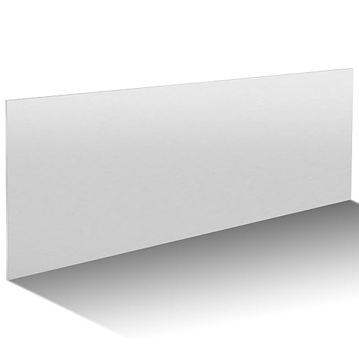 1 Pack 5052 Aluminum Sheet Metal 48" x 96" Aluminum Plate 1/25 (0.04''/1mm) Inch Thickness Rectangle Metal Panels for Industry Crafting Handcraft DIY Projects