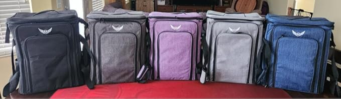 Ultimate Board Game Travel Bag – Durable Storage Case for Up to 10 Games, Water-Resistant, Adjustable Strap & Handles – Perfect for Game Nights, Conventions & Tournaments (Parent) (Purple)