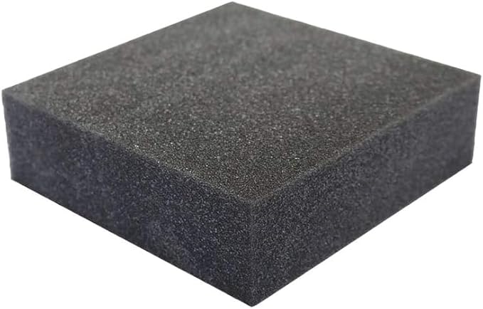 FoamRush 11" x 24" x 24" Charcoal High Density Upholstery Foam Cushion (Upholstery Sheet, Foam Padding, Seat Replacement, Chair Cushion Replacement, Square Foam, Wheelchair Seat Cushion) Made in USA