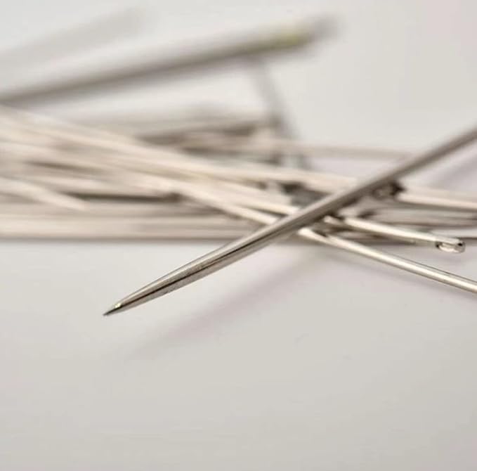 12" Upholstery Large Eye Long Needle Apply to Home or Work Hand Sewing Tapestry Embroidery. (12 INCH)