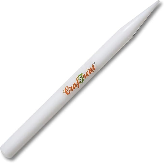 CrafTreat Teflon Bone Folders for Card Making - Burnisher Bone Folder - Teflon Bone Folder Tool for Scoring Creasing Origami and Paper Crafts- Pencil Shape Tool