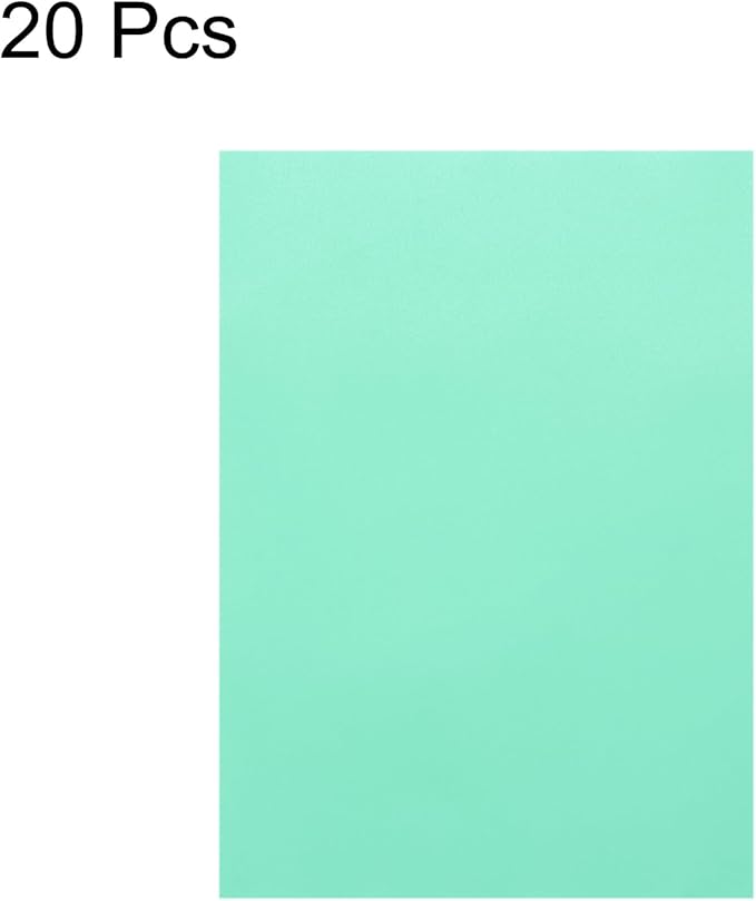 MECCANIXITY Colored Vellum Paper, 20 Sheet Sky Blue Transparency 11.7 x 8.2 Printable Vellum Paper, Translucent Vellum Sheets for Printing Wedding Invitations, Ink Jet Laser Printer
