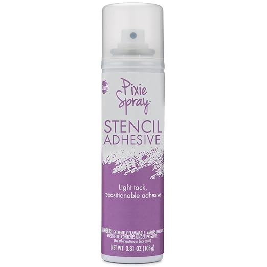 iCraft Pixie Spray Stencil Adhesive, Repositionable, Low Tack, 3.81 Ounces