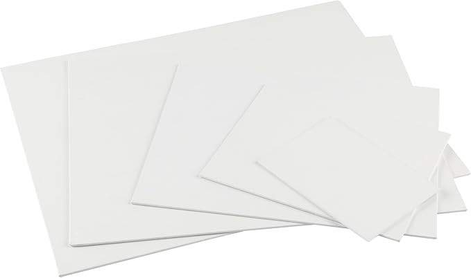 Centurion All-Media Primed Linen Panels - 5x7 3 Pack - 11oz Universal Primed Canvas Boards for Painting, Mounted on MDF Wood, Non-Warping, Ideal for Artists, Professionals, and Painters