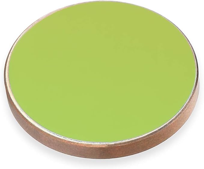TEN-HIGH Cu Reflective Lens CO2 Laser Lens Laser Mirror Gold-Plated Copper Mirrors, for CO2 Laser Engraving Cutting Machine, Dia 30mm 3PCS