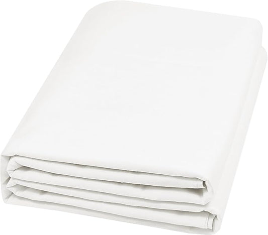 HOTGODEN Light Weight 100% Cotton Muslin Fabric: 59 inch x 2,5,10 Yards Bleached Muslin Linen Fabric Material for Sewing Material Apparel Cloth