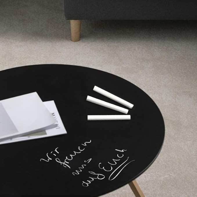 Chalkboard Paint White Chalk Board Paint for Wood, Metal, Glass, Wall, Plaster Boards Sign, Frame Any Surface White Matte Finish, Acrylic Non-Toxic, Quick-Dry - 250g, 9oz, Cover 35 sf
