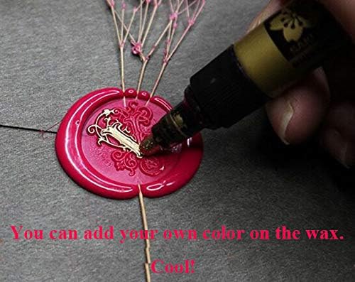Vintage Santa Claus Monogram Wedding Wax Seal Stamp Kit Wooden Handle Melting Spoon Stick Wood Christmas Gift Box Set Invitation Gift Wrap Sealing Wax Seal Stamp Set