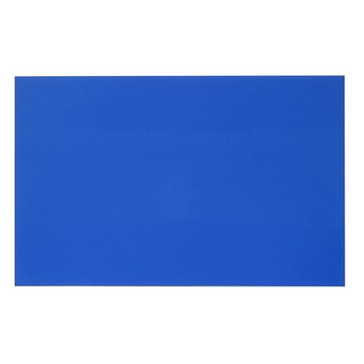 PATIKIL 8x12 Inch Anodized Aluminum Sheet Metal, 1Pcs Laser Plates Engraving Blanks 0.5MM Thin Rectangle for Crafting DIY House Laser Engraving, Blue