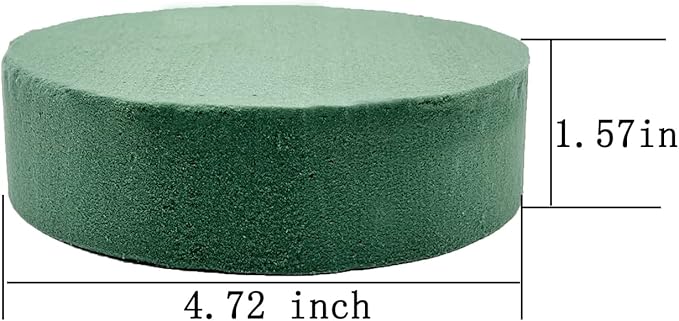 5 Pcs Floral Foam, MYYZMY 4.7 Inch Dry Wet Floral Foam Bricks Round for Artificial Flowers