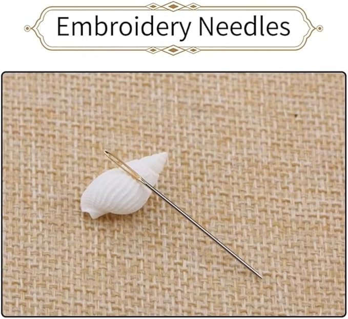 Threadhaven Cross-Stitch Kit 14CT Aida Counted Embroidery Complete Set with Fabric, Threads-Premium Beautiful Girls Design for Adults & Beginners- A Beautiful Woman Wearing Flowers 10.6''×18.5''