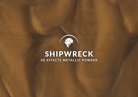 Spartan Epoxies Metallic Pigment Powder for Epoxy - 30 Unique Colors, 4oz for 1 Gallon and 12oz for 3 Gallons of Clear Epoxy, Made in The USA (Shipwreck, 4oz (45 Grams))