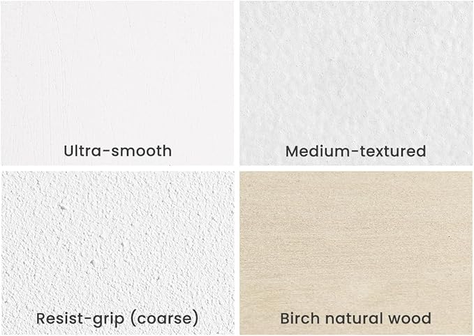 DaVinci Wood Panel Pro Ultra Smooth Gesso Panels 3/4inchinch Panel (Single) 9x12inchinch - 6 Pack