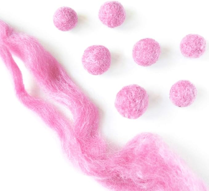 Wool Roving Bulk - 8.82oz Super Wool Chunky Yarn, Wool Roving Top for Needle Felting, Soft Felting Wool Supplies for Hand Spinning, Felting, Blending, Weaving and DIY Craft
