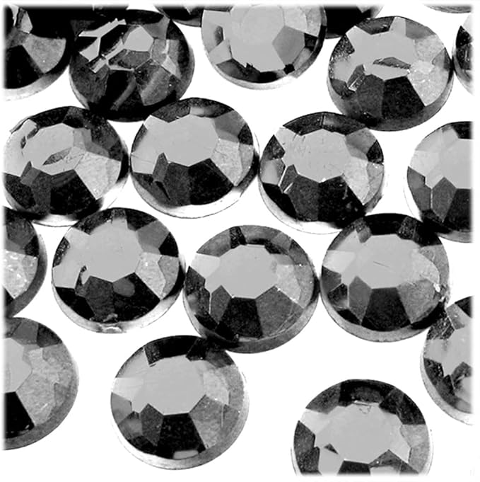 The Crafts Outlet 72pc Rhinestones Round 20mm - Flatback Emerald Green EGR