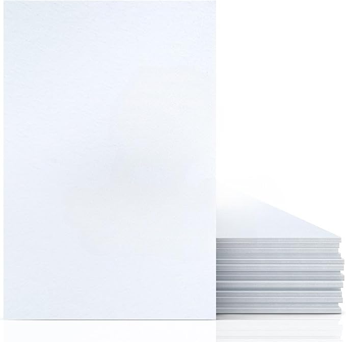 White Foam Board 20 x 30 x 1/8" (3mm) Inch, 15 Pack Acid-Free Foam Core Poster Board Sheets for Art, Crafts, Presentation, Vision Board, Signboard, and Party Decorations