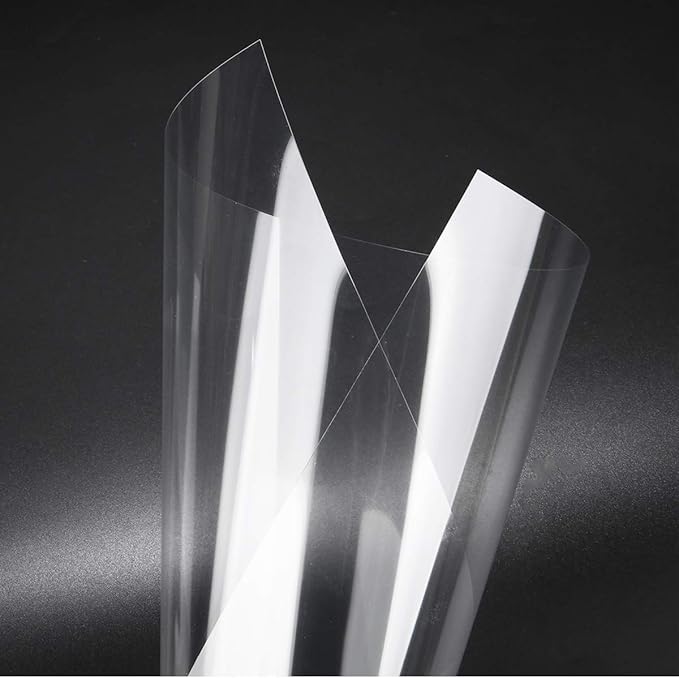 15 Pieces 6 mil Blank Stencil Sheets, 12 x 12 Inch Clear Blank Material Mylar Templates, Square Blank Stencil Template for Vinyl Cutting Machine/Silhouette Stencils Material