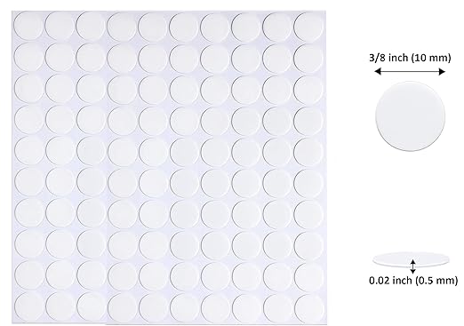 Adhesive Stick dots Two-Sided Sided Mounting Putty Stick Tack for Wall Hanging Crafts Balloons Festival Party Decorations,Clean Removable(0.39"*0.39"-700)