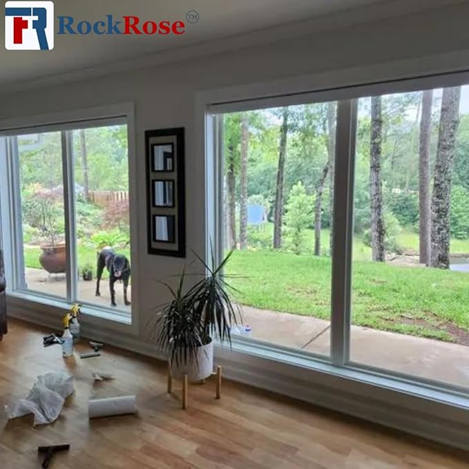 UV 99% VLT 35% Security and Safety 4 Mil Color Window Film Shatterproof Anti Shatter Tempered Glass Film for Home and Office Windows (VLT 35%, 24 in x 20 FT)