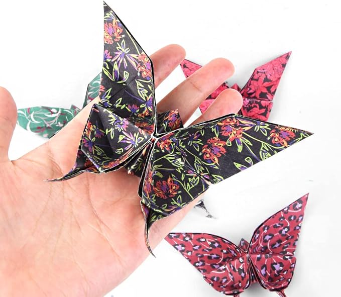 Origami 6x6 Paper Kit 150 Sheets 50 Vivid Colors Double Sided Same Printed Traditional Patterns Square for Arts Crafts Projects Japan traditional Chiyo Japanese Chiyogami