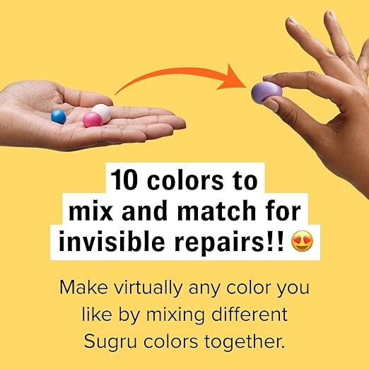 Tesa Sugru Super Glue - Waterproof Wood Glue for Home Improvement & Crafts - Use as a Poster Putty or Silicone Adhesive for Repairing & Bonding - 8 Pack - Classic Colors (3.5g/ea)