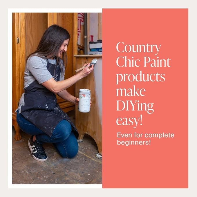 Clear Coat Quart (32oz) - Eco-Friendly Clear Satin Sheen Top Coat for Chalk Style Wood Furniture Paint, Non-Yellowing Waterproof Finish, Easy Application