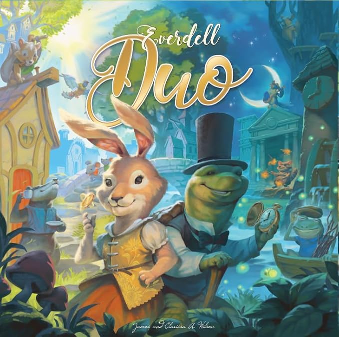 Everdell Duo – 2-Player Standalone Board Game with Competitive, Co-Op & Campaign Modes – Strategy Game with Woodland Theme, Ages 10+, Fast 30-Minute Gameplay