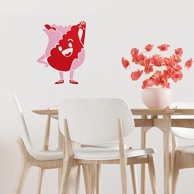 Ant Smart Adhesive Permanent Vinyl Compatible with Cricut Explore and Maker Series Without Cutting Mats, Create DIY Projects, Decals, Stickers & More (Red, 13inch x 15ft)