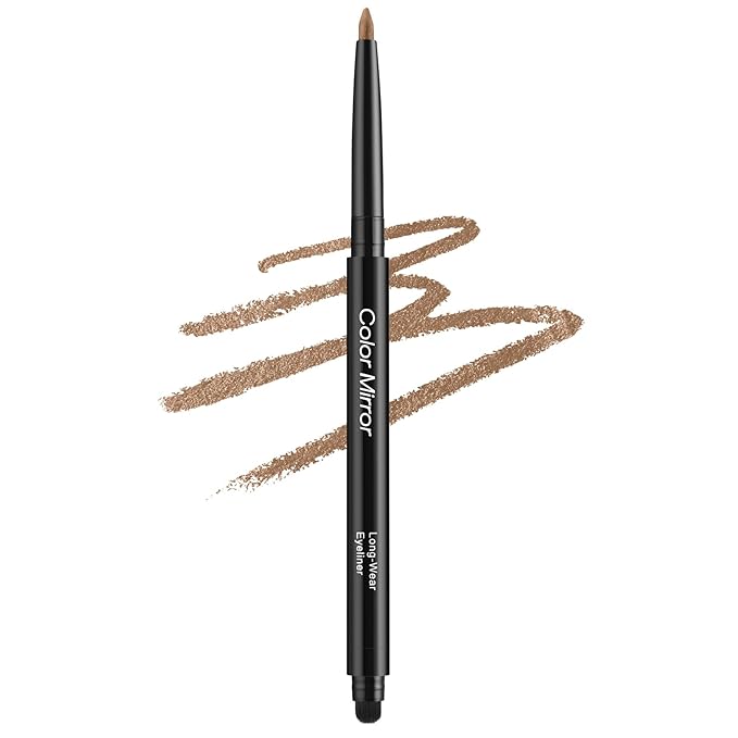 Smudge Proof Eyeliner, Waterproof Retractable Eye liner with Brush, Matte and Shimmer Eyeliner Pencil, Creamy Texture, Long lasting & Smooth(35 Casablanca Shimmer)